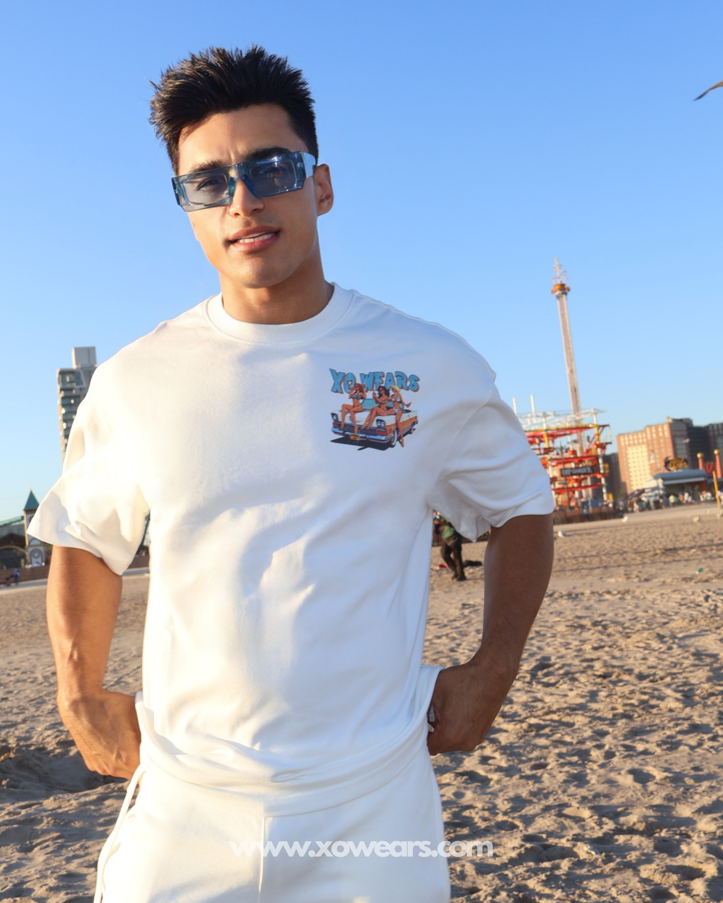XO.BEACH Blue Sunglass