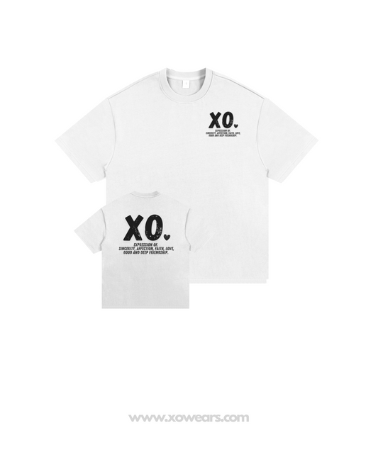 XO.MINIMALIST T.Shirt White (xo. Brand meaning)