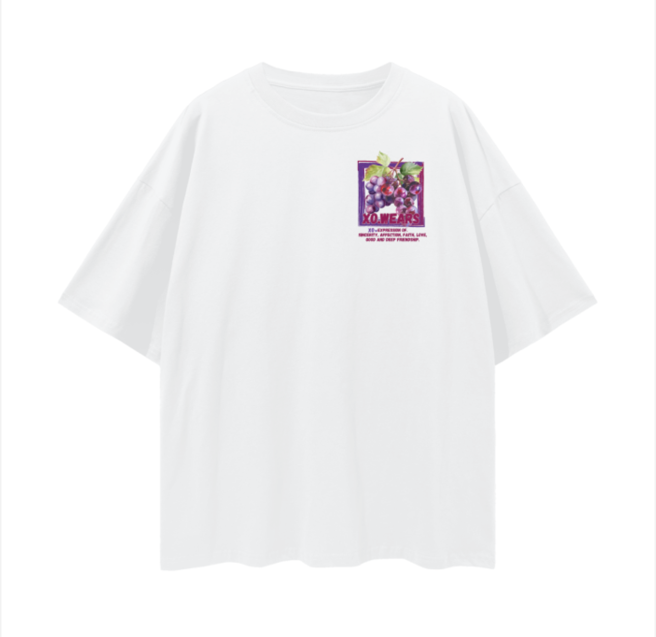 2/3 xo.Tshirt Oversize (Stay Together Grape)