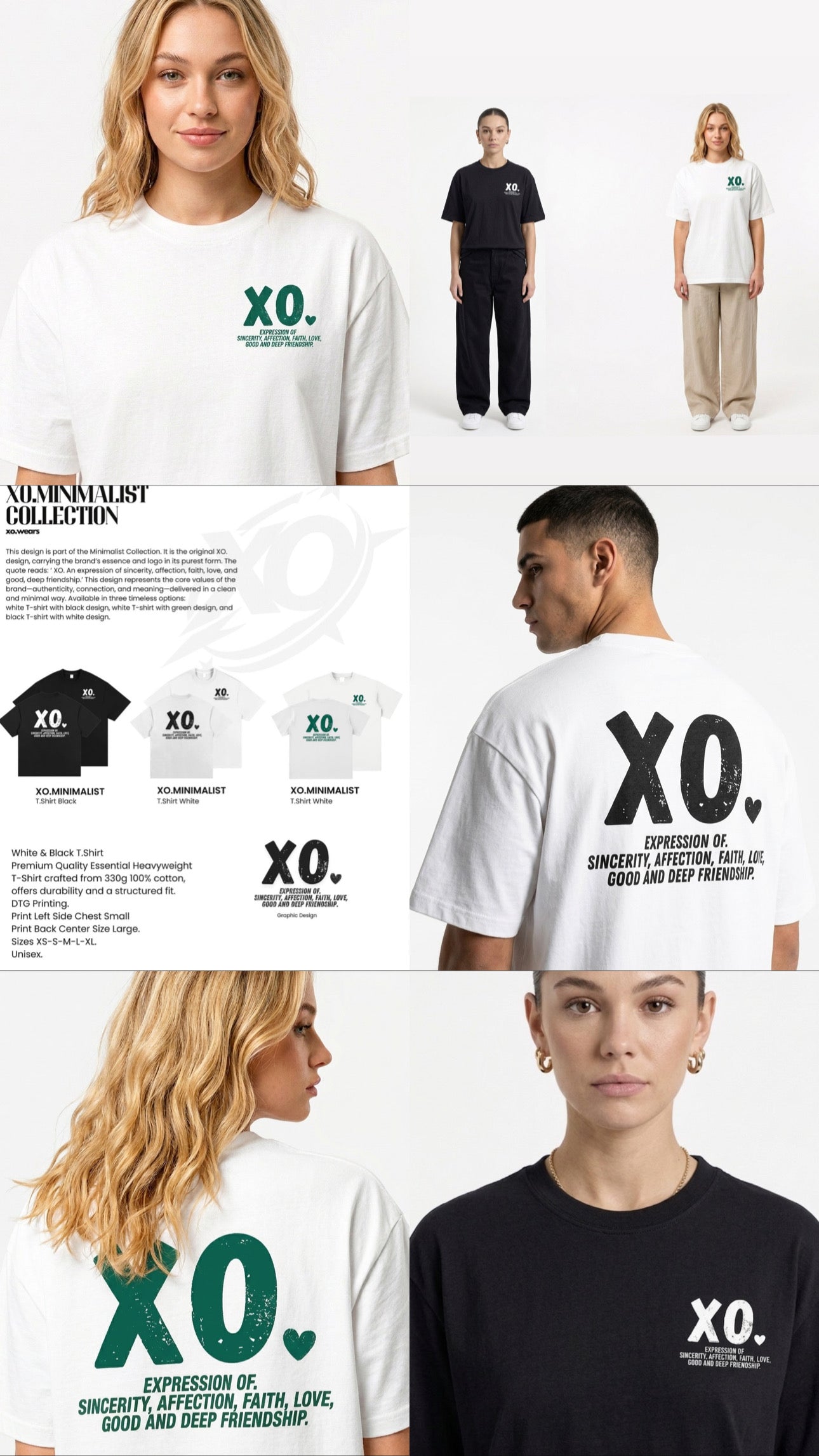 XO.Minimalistic T.Shirts Summer Essentials (3-Pack)