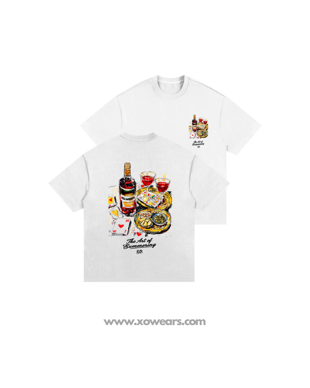 XO.The Art of Summering, T-Shirt Premium Heavyweight