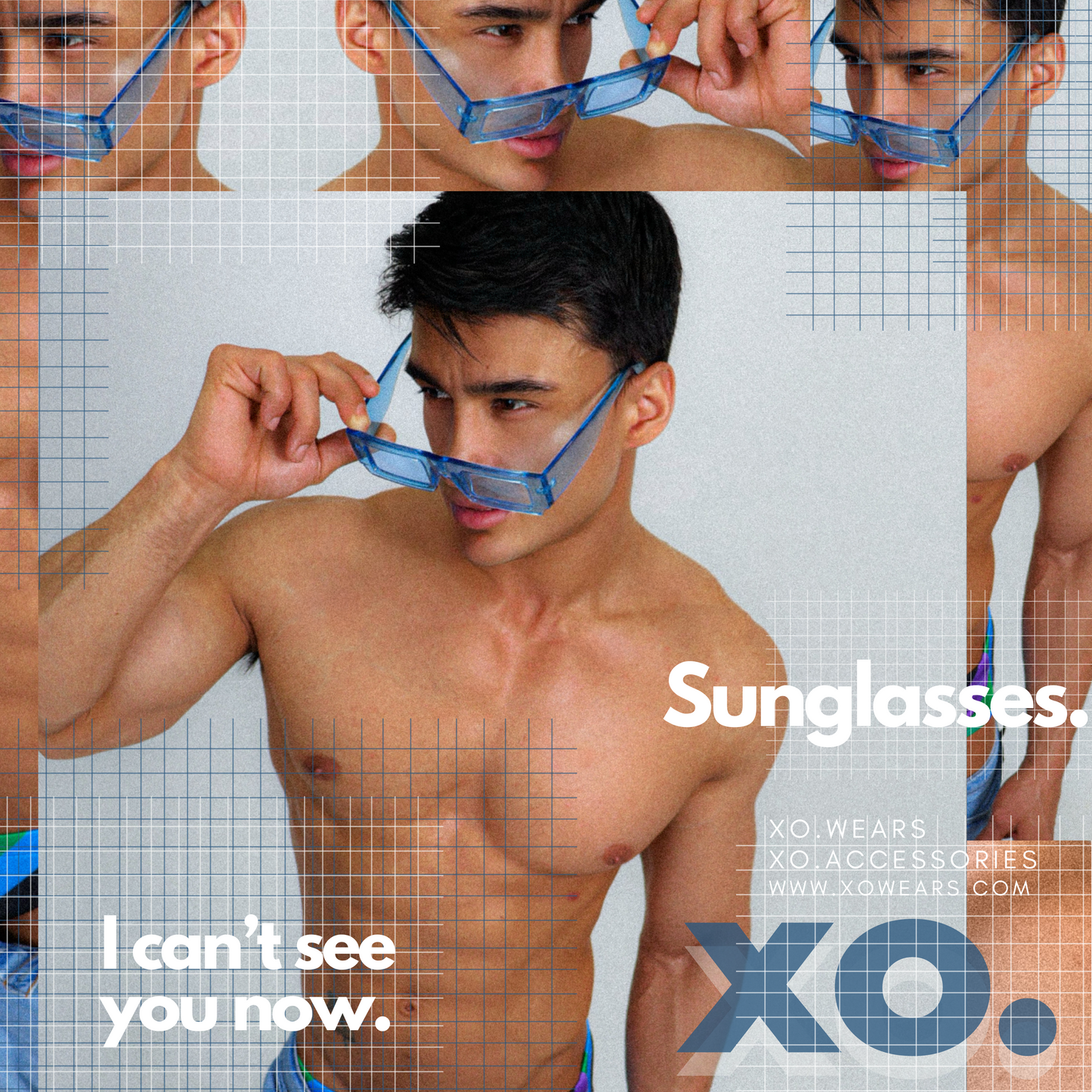 Sunglasses Blue xo.