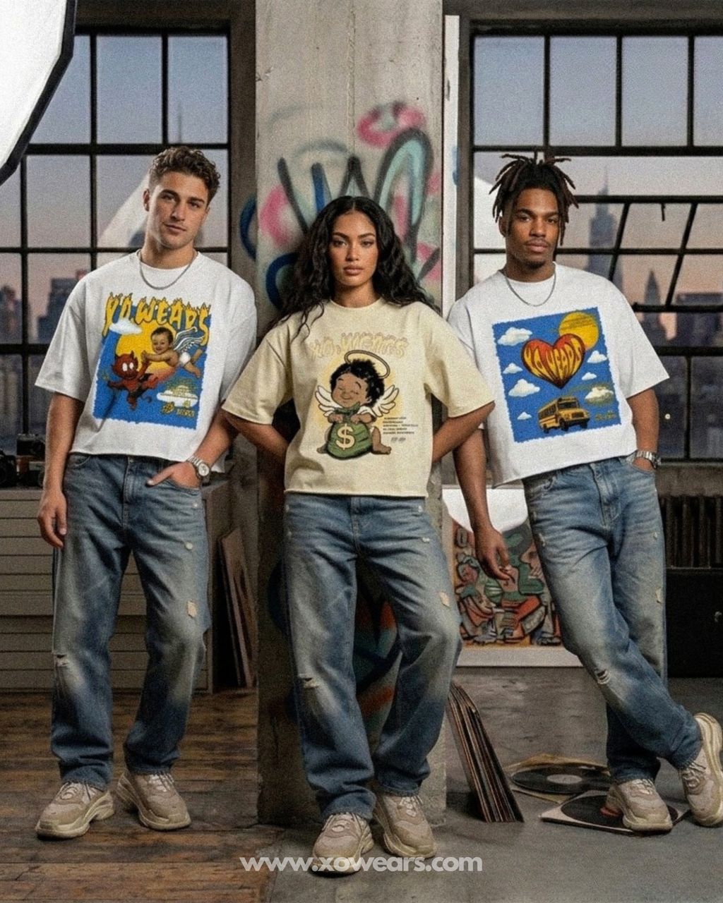 XO.23 DAYDREAM 03 - French Terry Relaxed T-Shirt