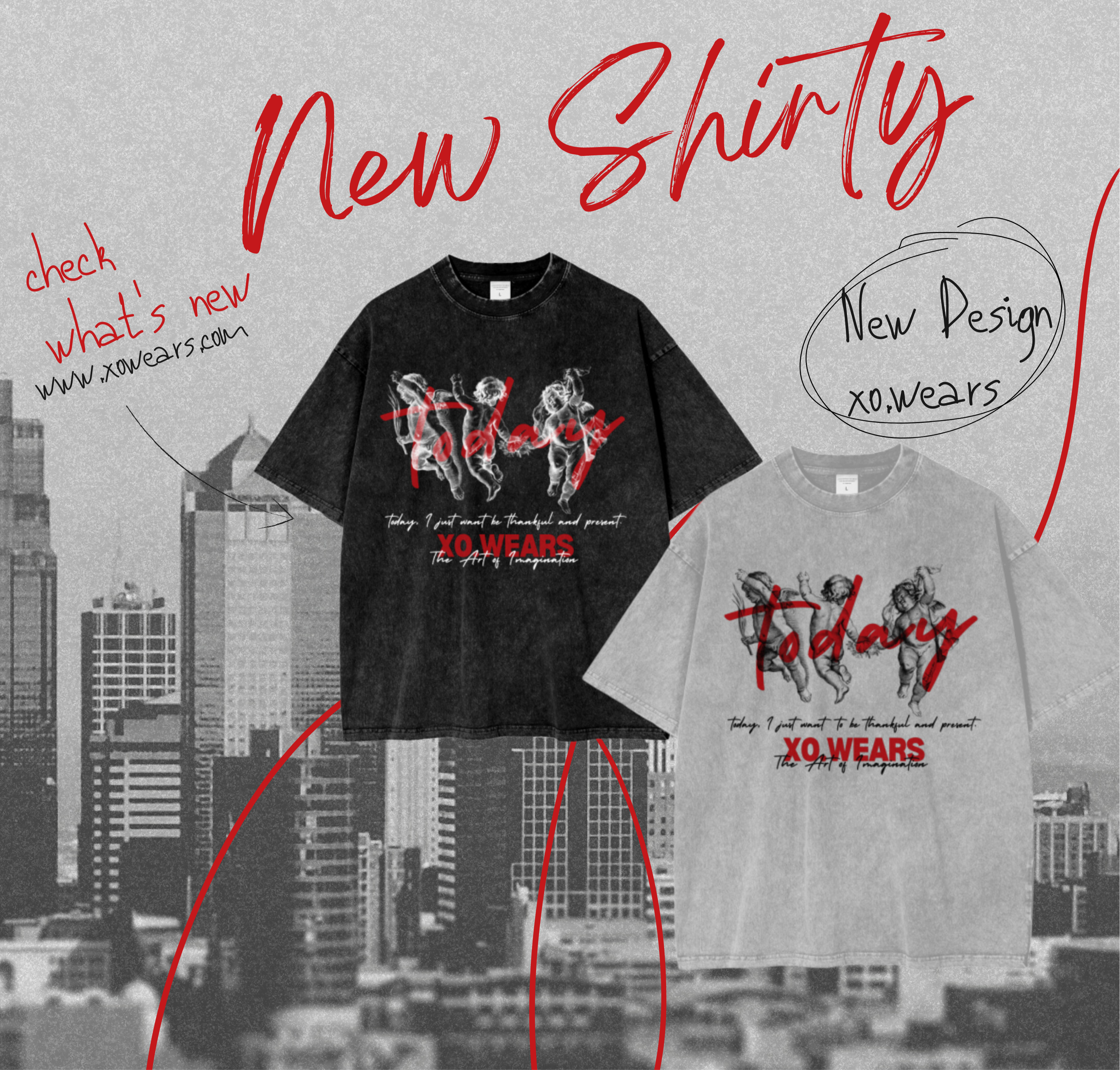 “Today" Cherubs. xo.tshirts