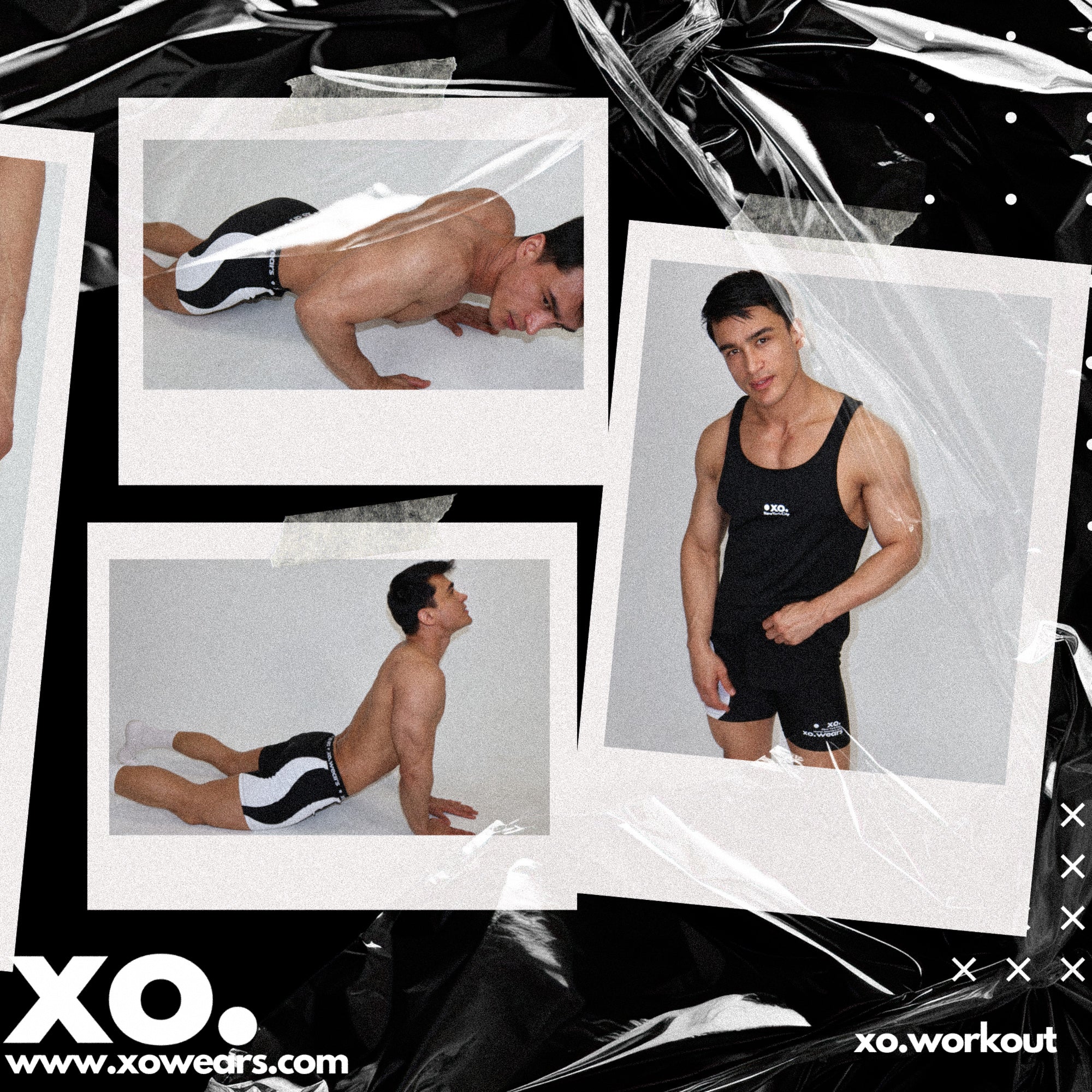 Shorts BLACK  Compression xo.WorkOut