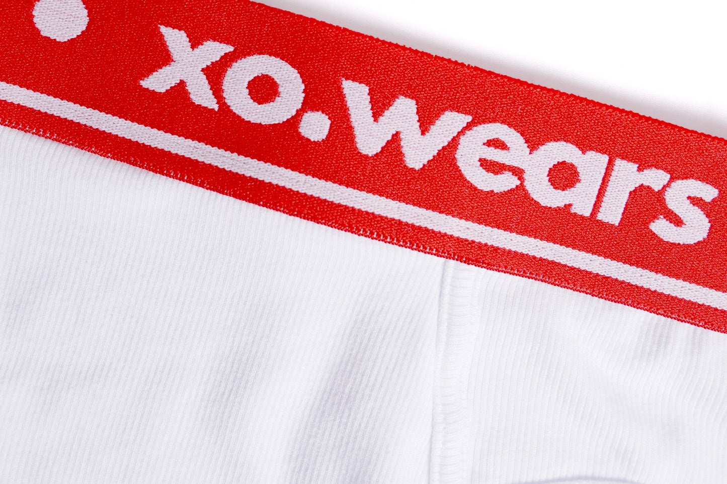 Underwear White/Red xo.underwear Men’s Briefs.