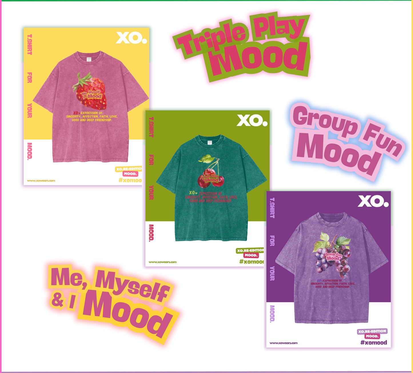 XO. Re-Edition: "Group Fun Mood"
(Grape Design)