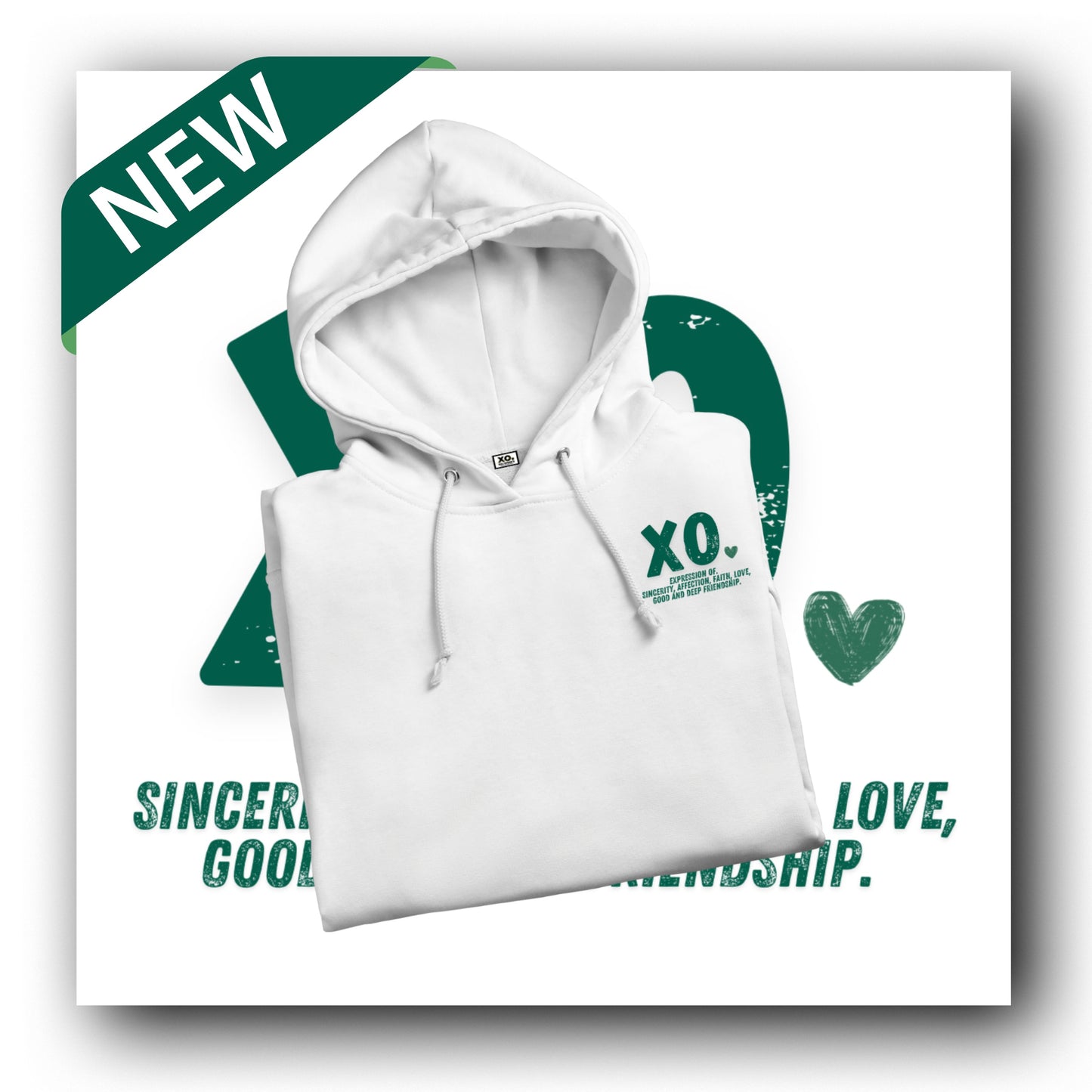 XO.White Signature Hoodie - Bold, Meaningful, and Timeless