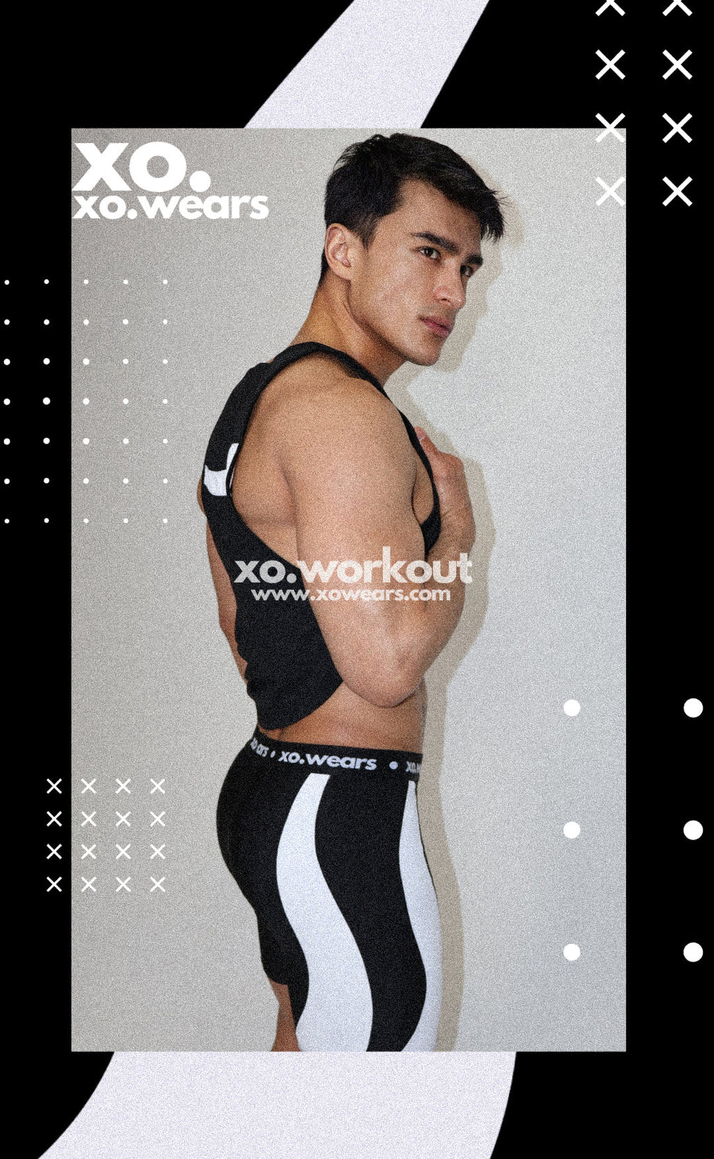 Shorts BLACK  Compression xo.WorkOut