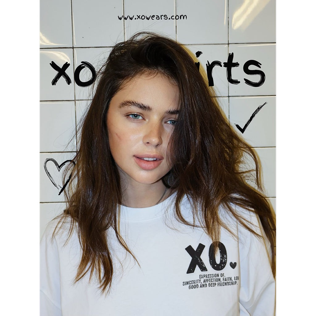 XO.MINIMALIST T.Shirt White (xo. Brand meaning)