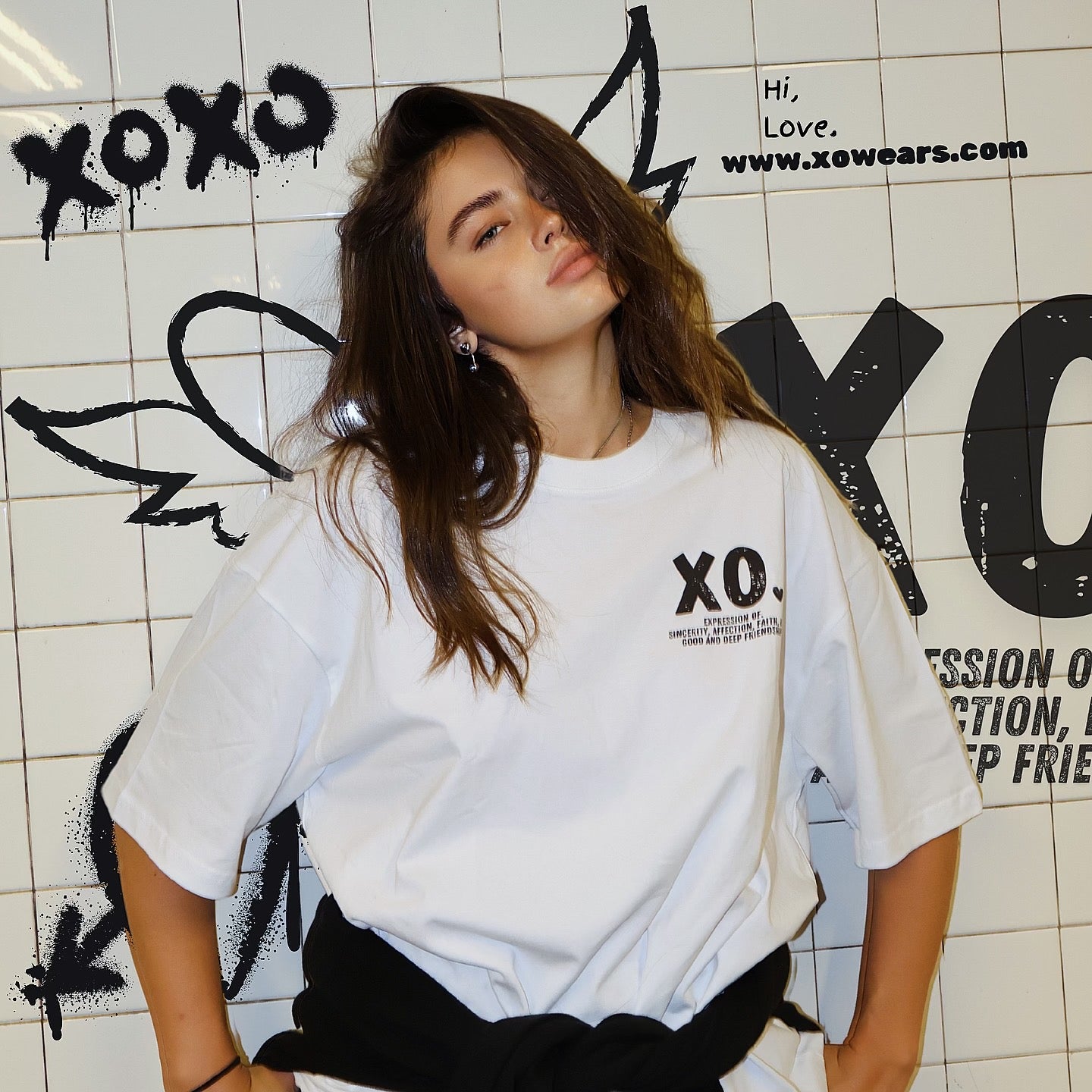 XO.MINIMALIST T.Shirt White (xo. Brand meaning)