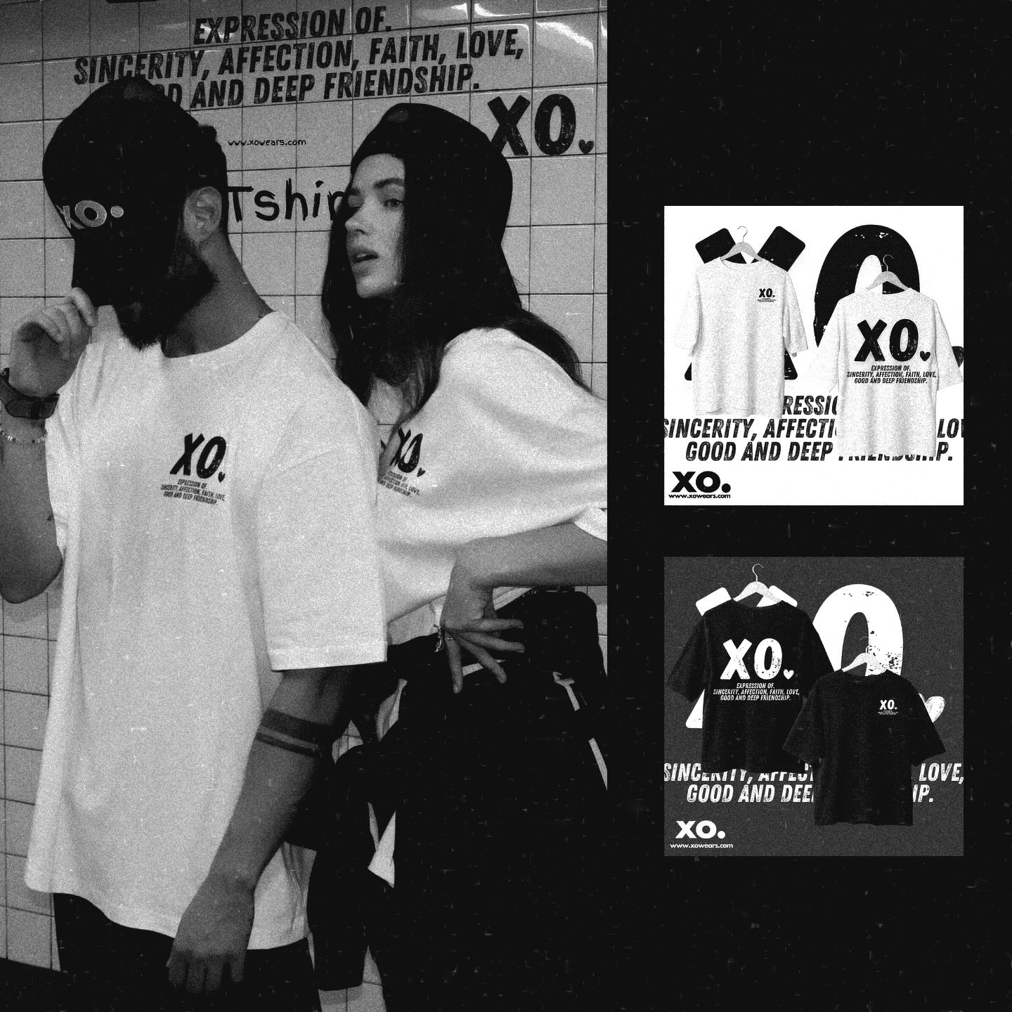 1/2 xo.Tshirt Oversize (xo. Brand meaning).