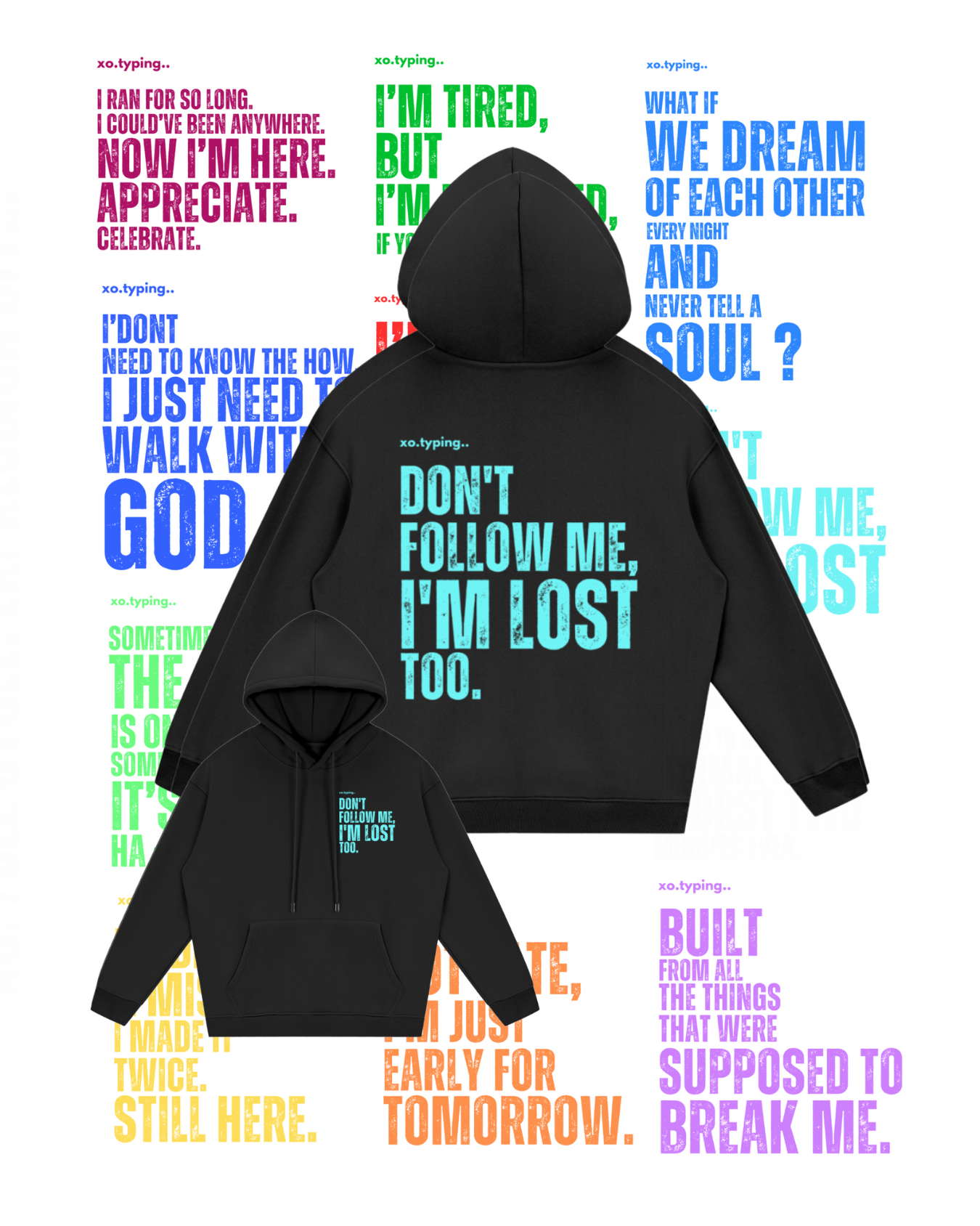 XO.typing.. Hoodie 01 Full Cycle.