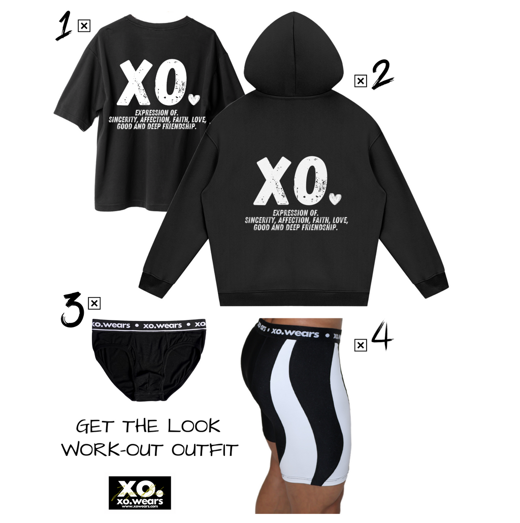 Shorts BLACK  Compression xo.WorkOut