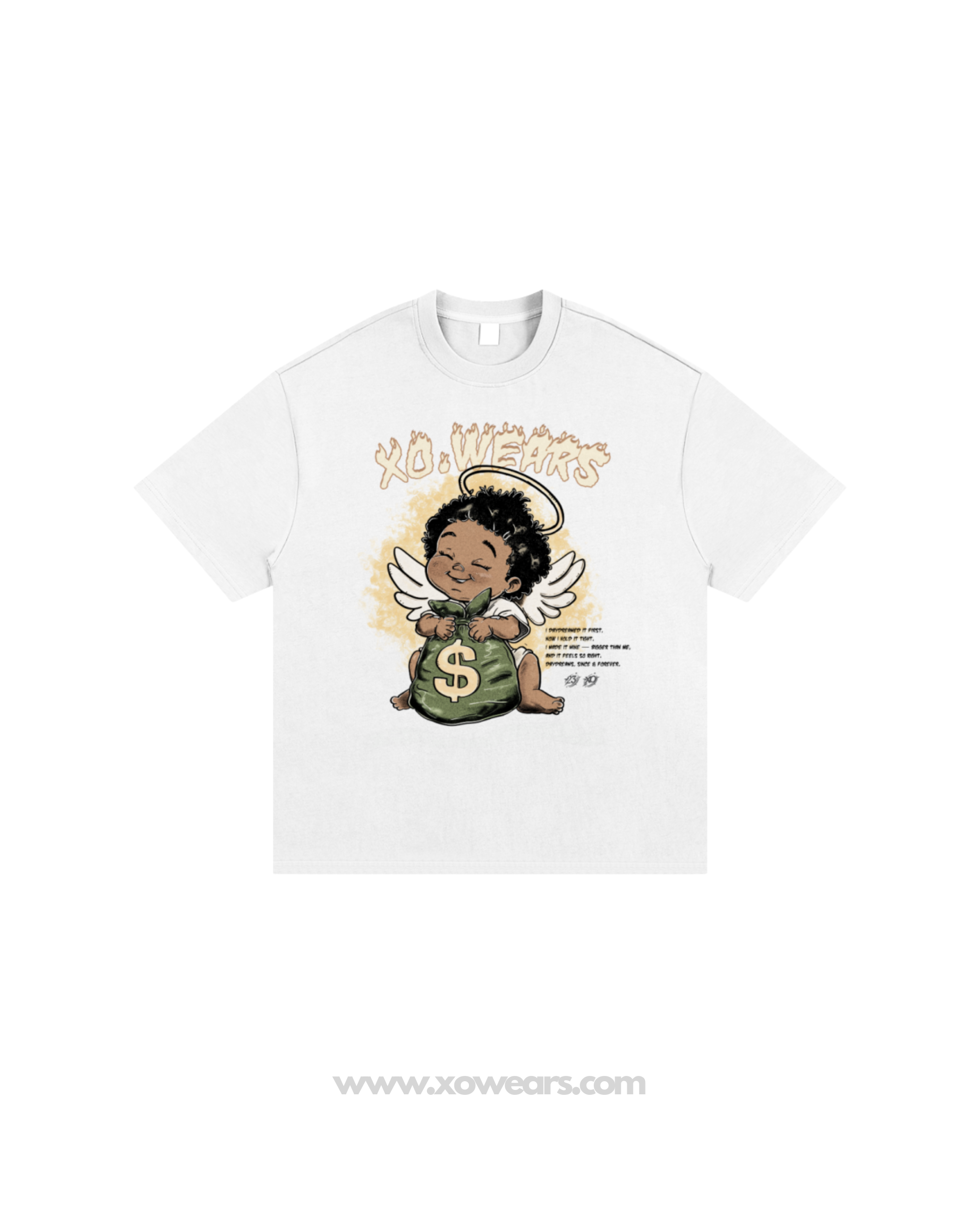 XO.23 - DAYDREAM - Bag Bigger Than Me Tee (Large Center Design Print)
