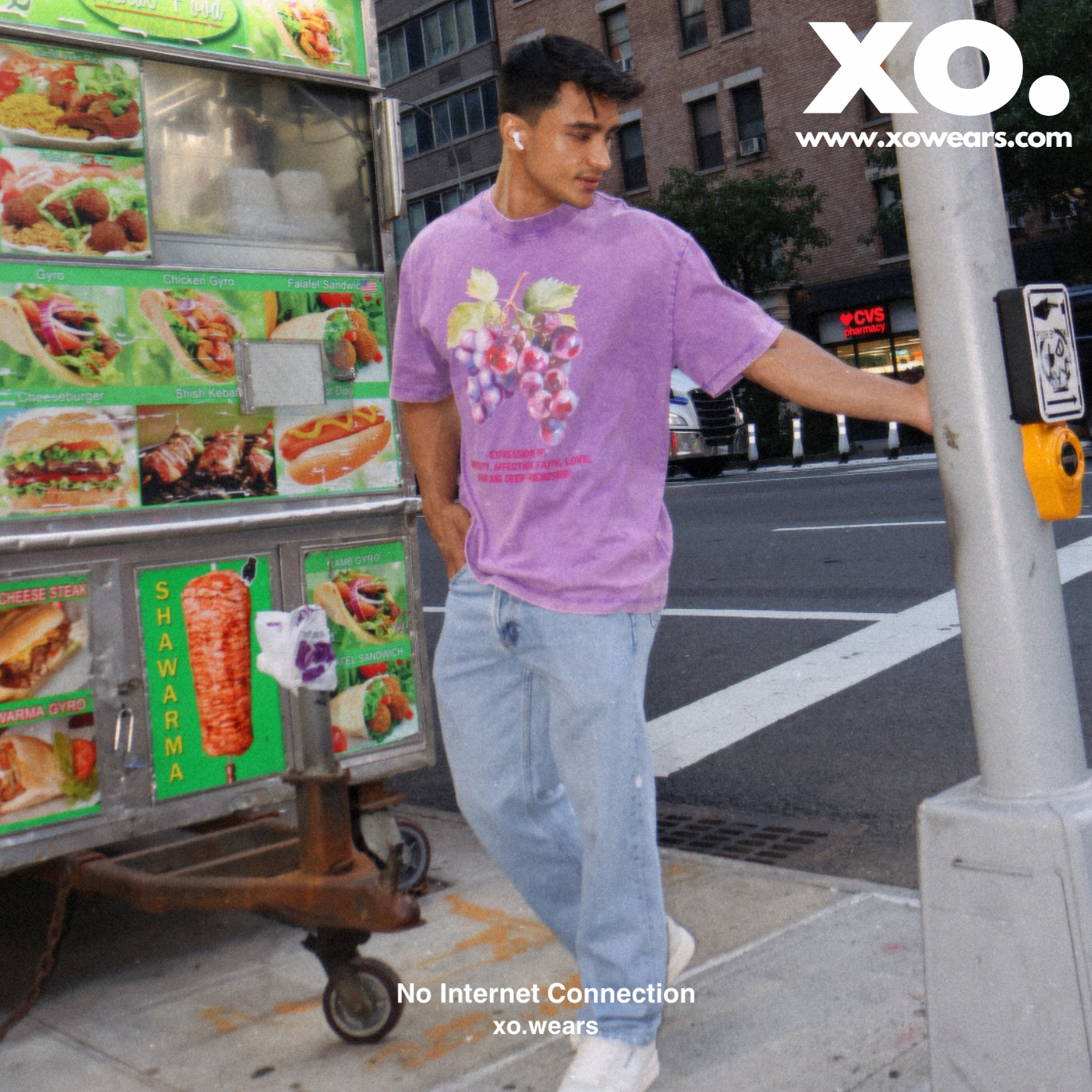 XO.Tshirt Oversize. Purple/Grapes