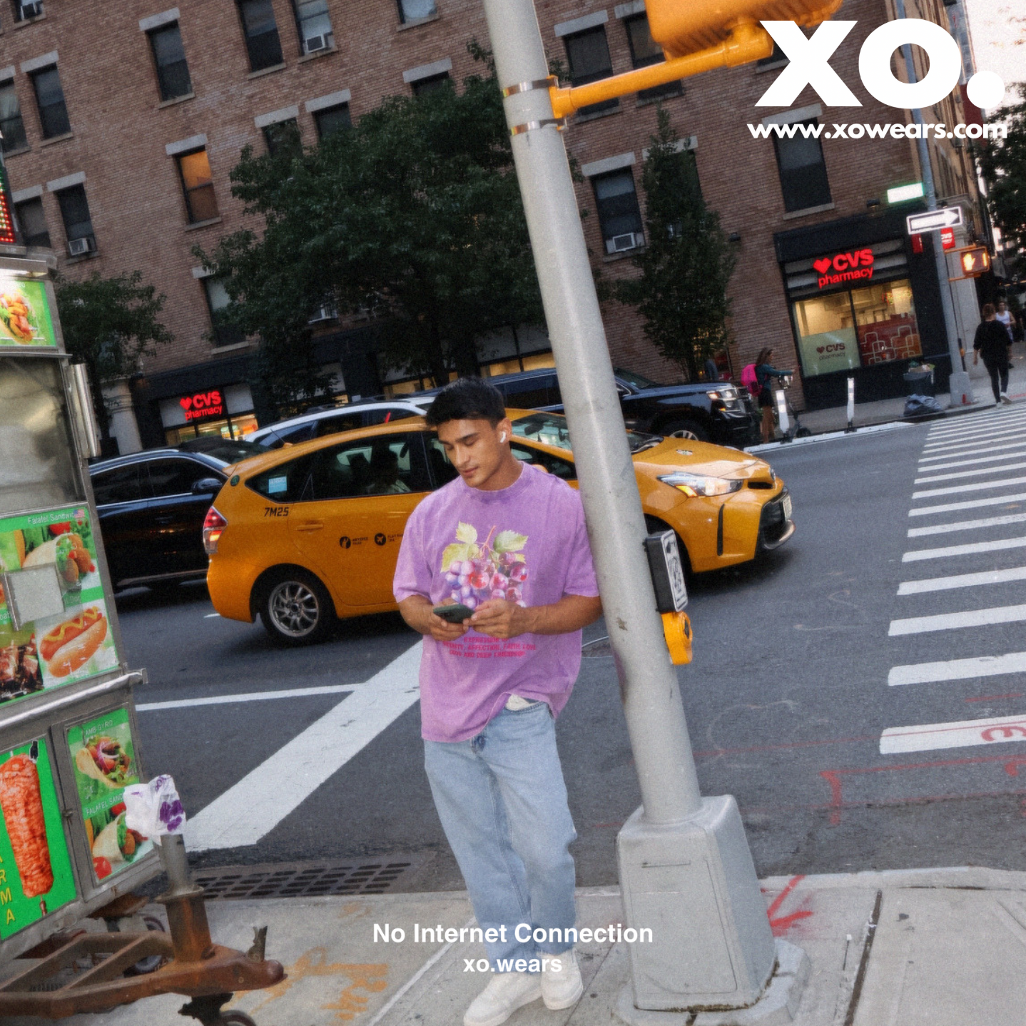 XO.Tshirt Oversize. Purple/Grapes