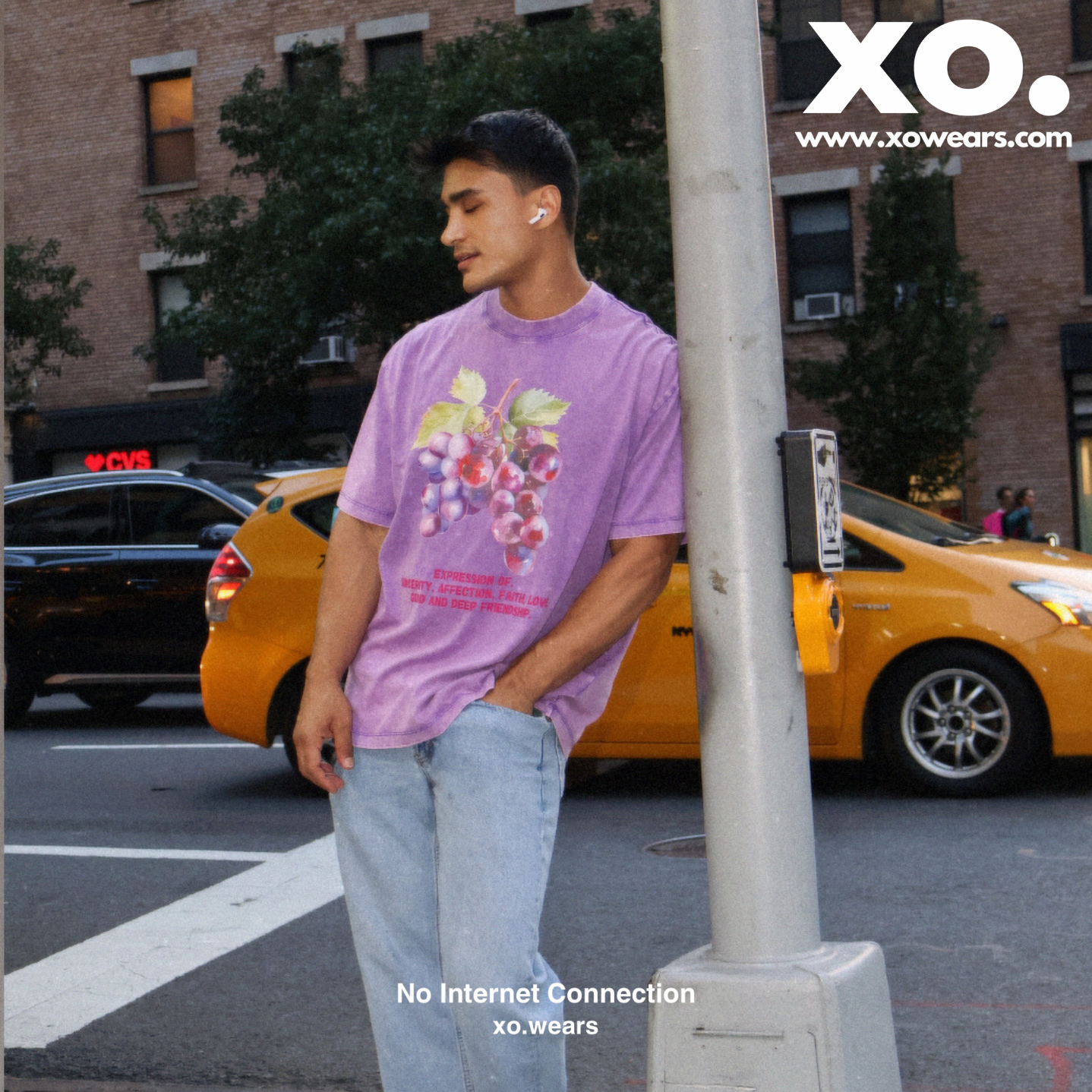 2/3 Purple/Grapes , xo.Tshirt Oversize.