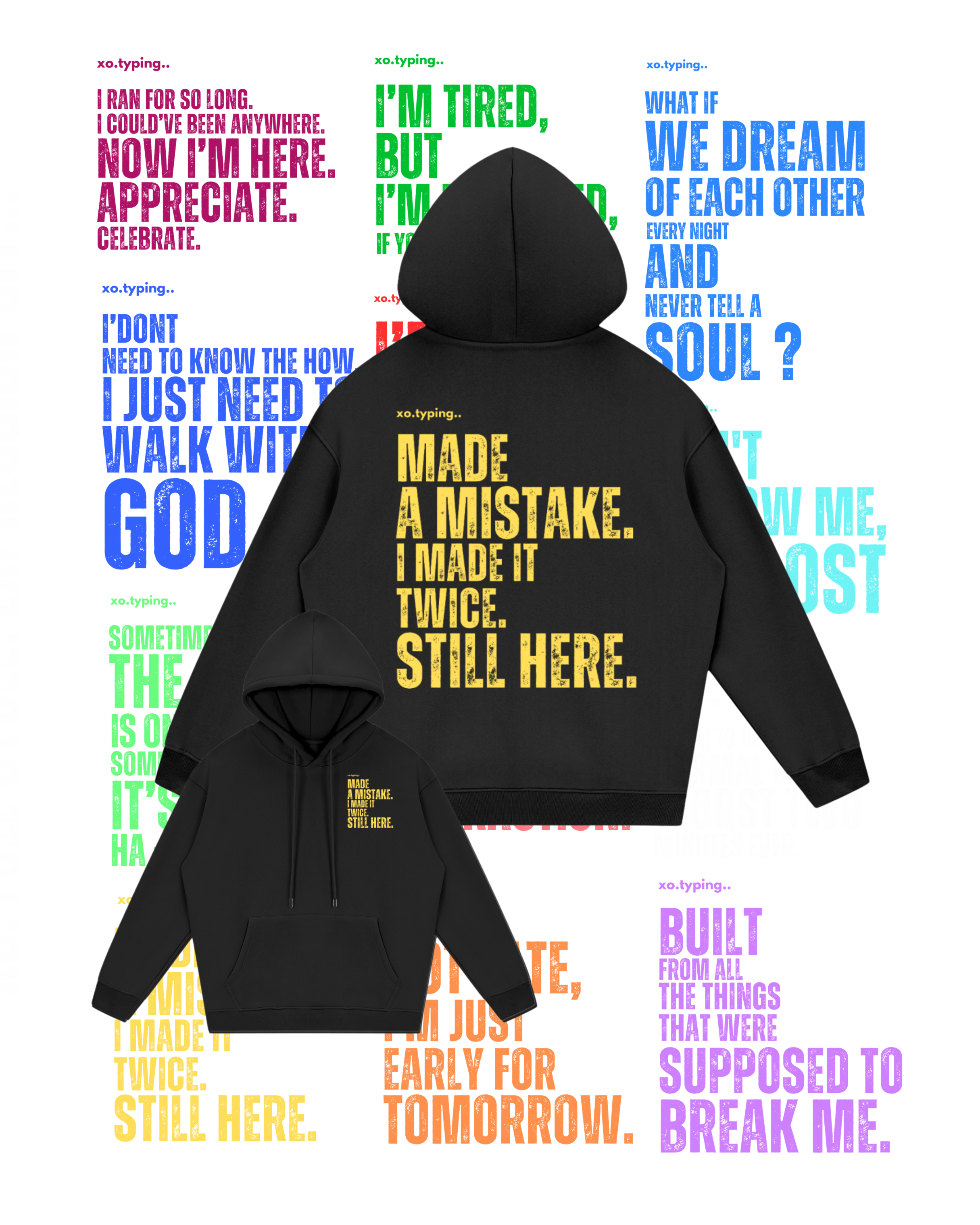 XO.typing.. Hoodie 03 Full Cycle.