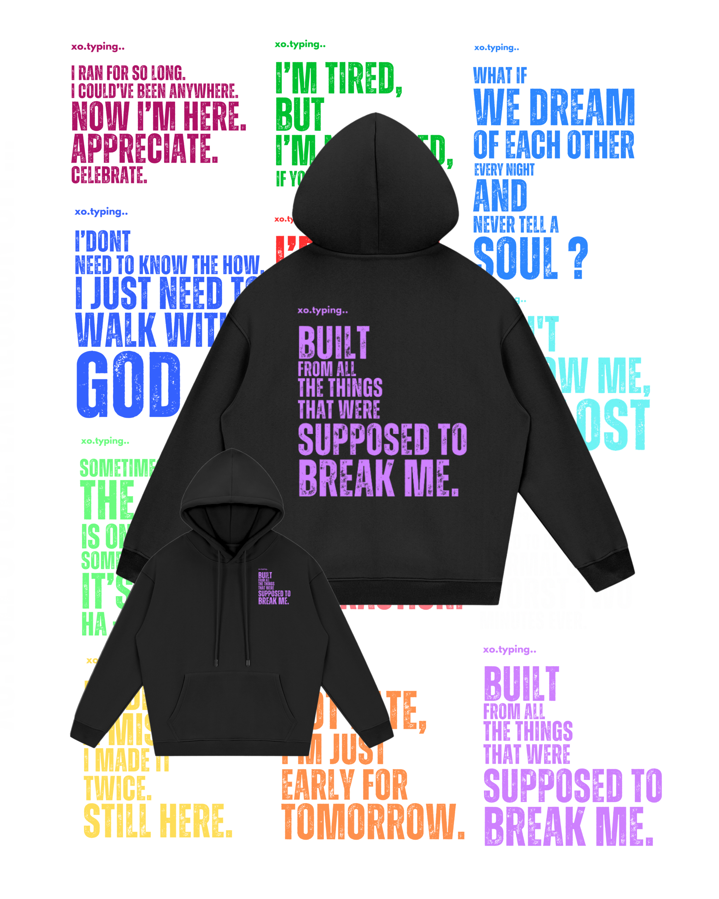 XO.typing.. Hoodie 02 Full Cycle.