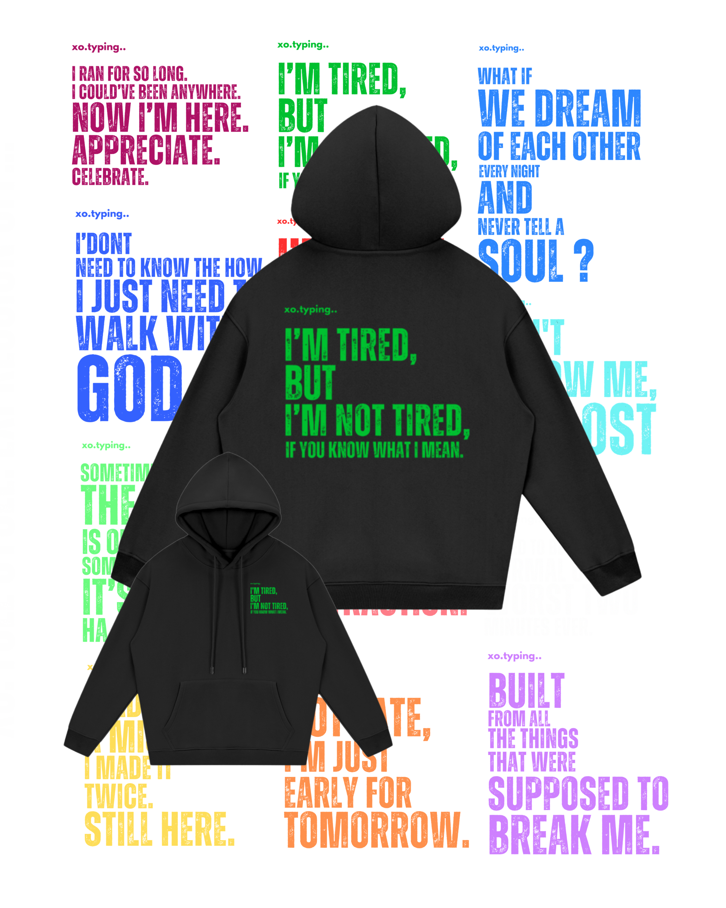 XO.typing.. Hoodie 04 Full Cycle.