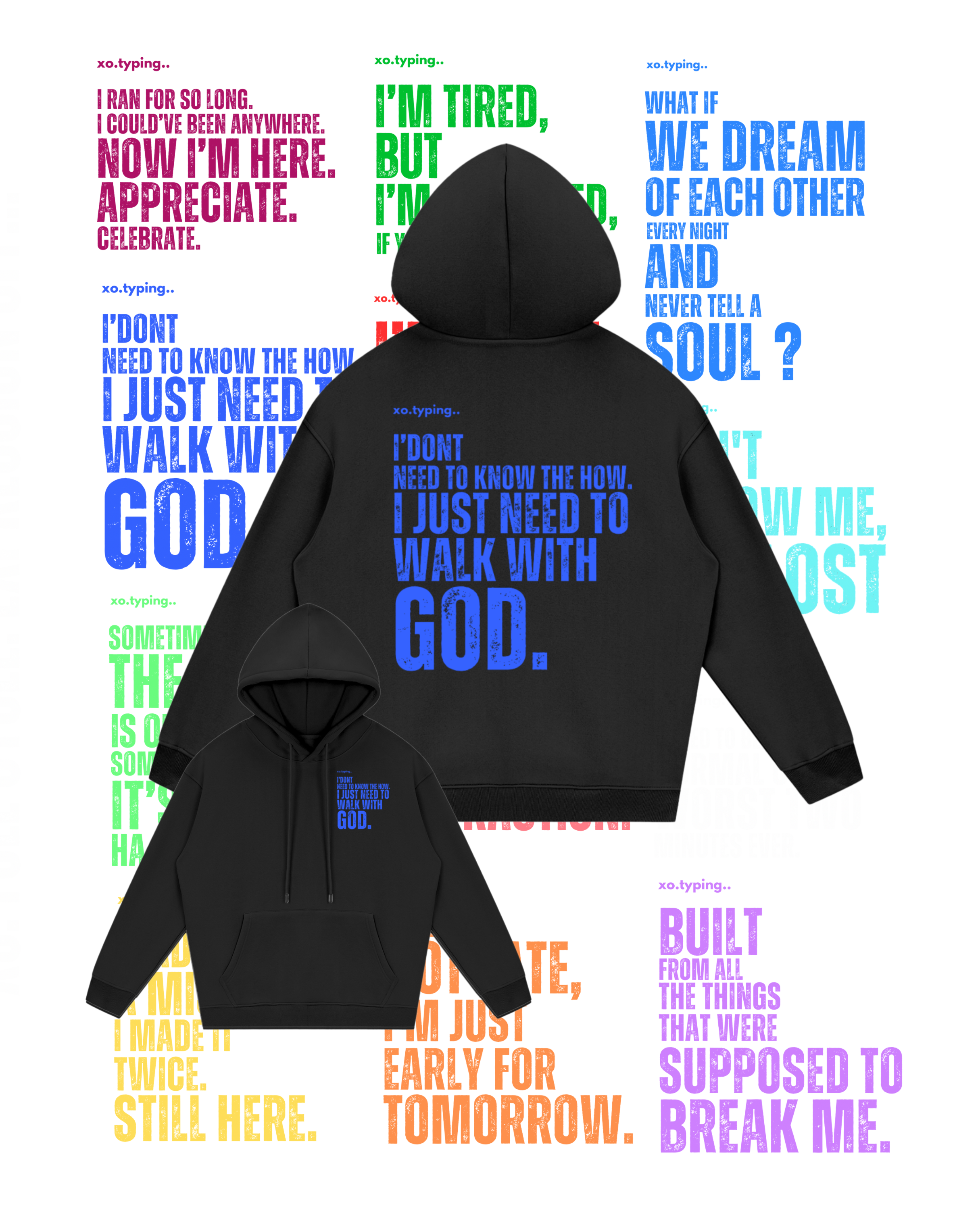 XO.typing.. Hoodie 07 Full Cycle.