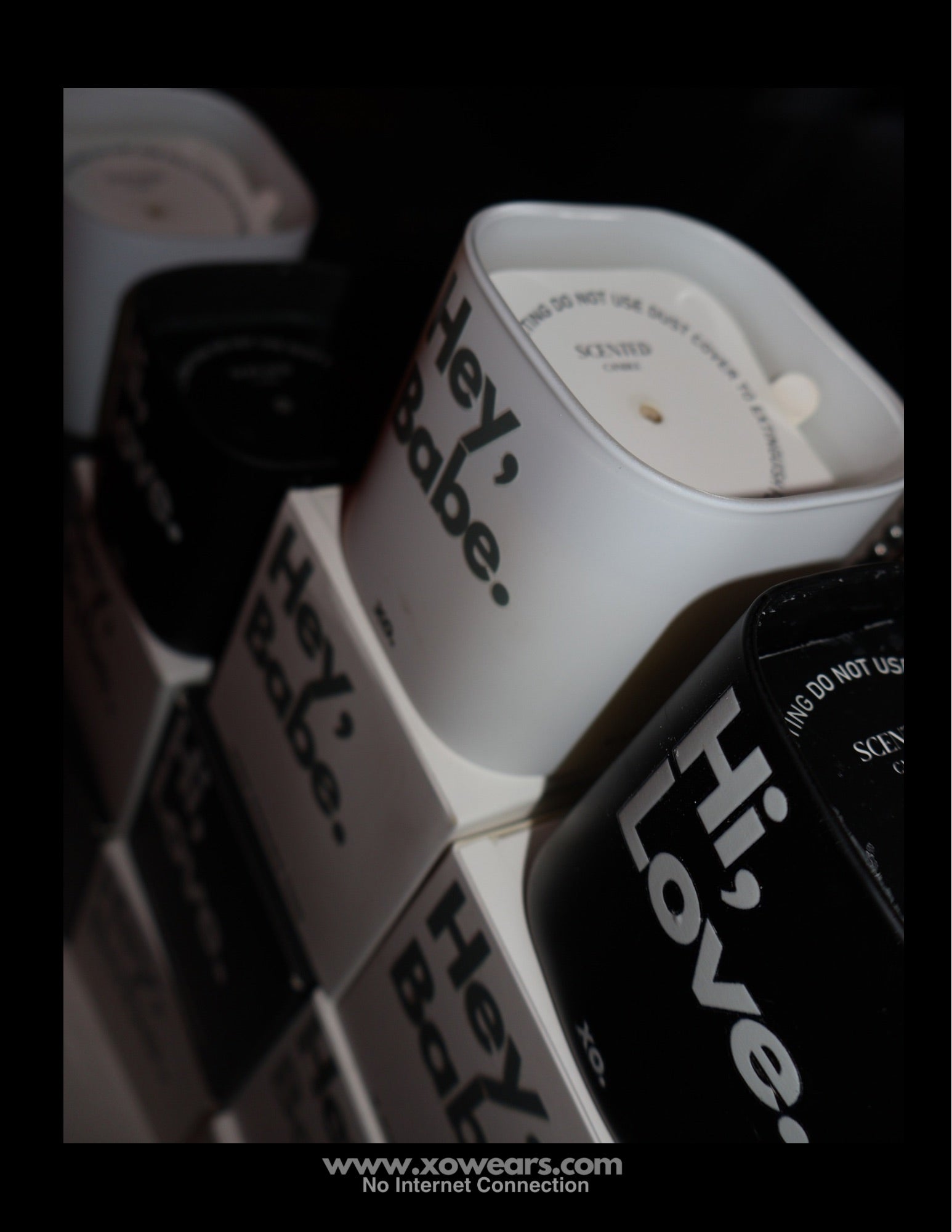 XO.Candles: 'Hi Love' & 'Hey Babe'.