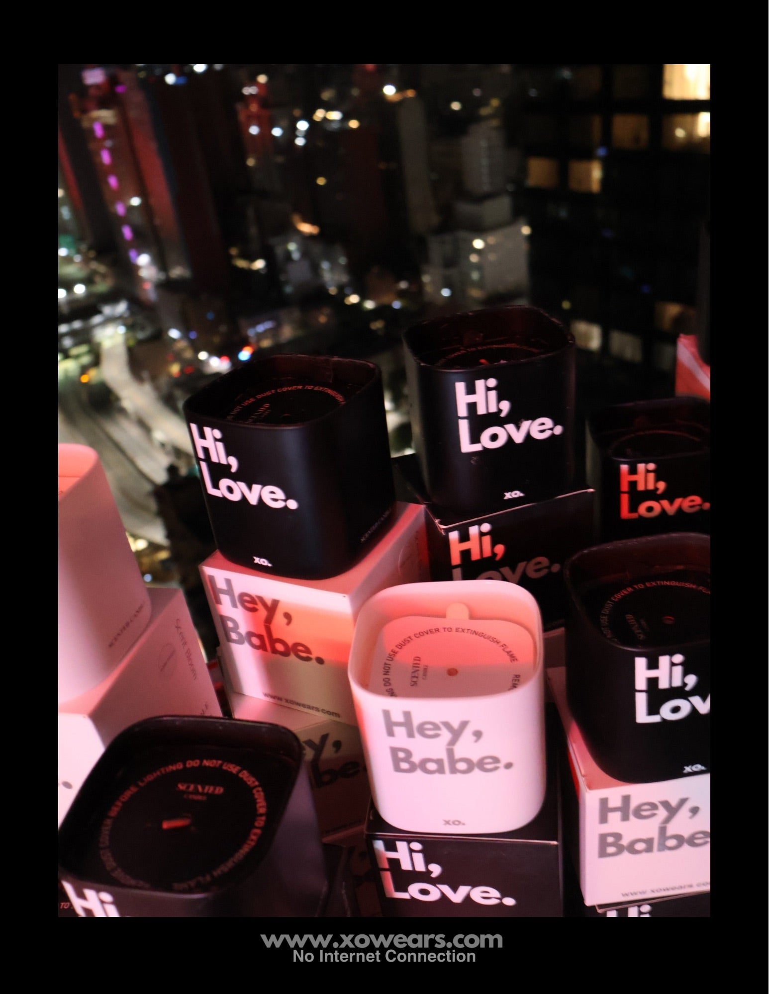 XO.Candles: 'Hi Love' & 'Hey Babe'.