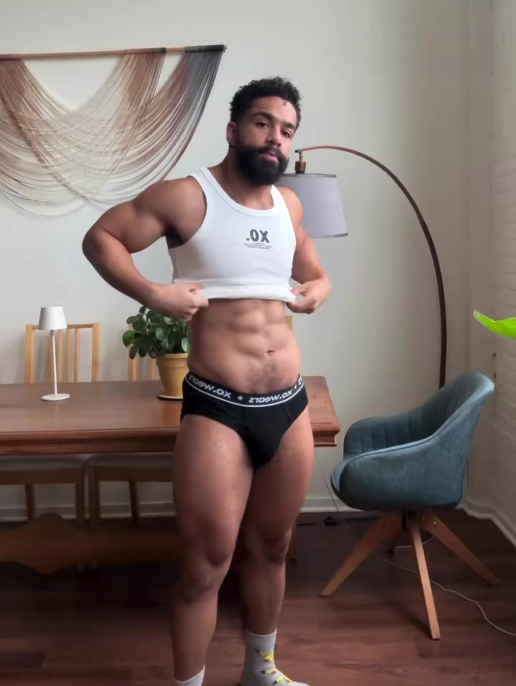 XO.Minimalistic Black Sweatpants